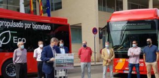 autobuses de biometano Zaragoza Cuarte de Huerva