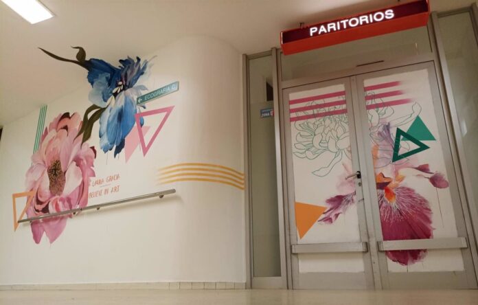 Zaragoza.- Los paritorios del Hospital Clínico cambian de imagen de la mano de Believe in Art